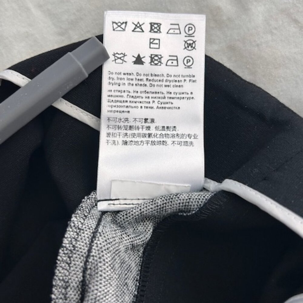 Escada Sport Black Pencil Skirt w Herringbone Side Trim *See Measurements* Small - Picture 11 of 13